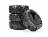 Fastrax Rally Block Tyre Set (4) With Foam Inserts