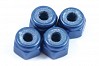 Fastrax M3 Silver Nyloc Nuts