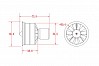 FMS 50MM DUCTED FAN SYSTEM 11-BLADE w/2627-KV4500 Motor