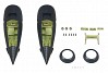 FMS 1700MM F7F TIGERCAT BLUE NACELLES (2PCS)
