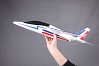 FMS 600MM FREE FLIGHT ALPHA GLIDER KIT (BLUE AND RED)