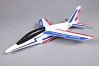 FMS 600MM FREE FLIGHT ALPHA GLIDER KIT (BLUE AND RED)
