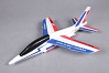 FMS 600MM FREE FLIGHT ALPHA GLIDER KIT (BLUE AND RED)