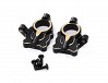 FASTRAX FCX24 BLACK BRASS STEERING ARM HOUSING (2PC)