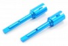 FASTRAX TAMIYA TT02 ALUMINIUM FRONT/REAR PROP SHAFTS (2)