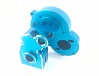FASTRAX TAMIYA BBX BB-01 ALUMINIUM COMPLETE GEARBOX & COVER