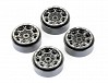 FASTRAX TRX-4M CNC BEADLOCK WHEELS (4) - BLACK