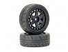 FTX STINGER FRONT 26MM RUBBER WHEEL/TYRES (PR)