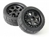 FTX STINGER FRONT 26MM RUBBER WHEEL/TYRES (PR)