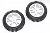 FTX VANTAGE FRONT BUGGY TYRE MOUNTED ON WHEELS (PR) - WHITE