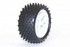 FTX VANTAGE REAR BUGGY TYRE MOUNTED ON WHEELS (PR) - WHITE