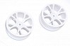 FTX VANTAGE REAR WHEEL 2PCS - WHITE