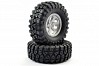 FTX OUTBACK PRE-MOUNTED 6HEX/TYRE (2) - GREY
