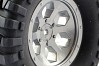 FTX OUTBACK PRE-MOUNTED 6HEX/TYRE (2) - GREY