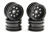 FTX OUTBACK MINI WHEEL SET - BLACK (4PC)