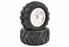 FTX COMET MONSTER REAR MOUNTED TYRE & WHEEL WHITE