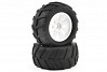 FTX COMET MONSTER FRONT MOUNTED TYRE & WHEEL WHITE