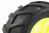 FTX COMET MONSTER FRONT MOUNTED TYRE & WHEEL YELLOW