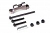 GMADE REAR UPPER LINK MOUNT (TITANIUM GREY) FOR GS01 AXLE