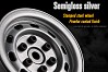 GMADE 1.9 SR02 BEADLOCK WHEELS (SEMIGLOSS SILVER) (2)