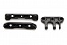 HOBAO HYPER SS/CAGE FRONT/REAR LOWER PLASTIC ARM HOLDER SET - C PL