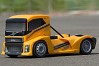 HOBAO HYPER EPX 1/10 CAB TRUCK ROLLER W/YELLOW BODY
