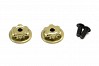 HOBAO MT DOUBLE LOCK DUSTPROOF WHEEL NUT/BUTTON SCREW (2) BRONZE