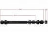GMADE HARDENED UNIVERSAL SHAFT FOR AXIAL SCX10 II RTR