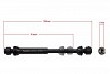 GMADE HARDENED UNIVERSAL SHAFT FOR AXIAL SCX10 II RTR