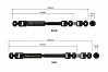 GMADE - JUNFAC SCALE AXIAL SCX10 II 4WD UNIV. SHAFT HARDENED STEEL