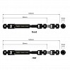GMADE - JUNFAC AXIAL SCX10 III (313mm) UNIV SHAFT HARDENED STEEL
