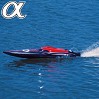 JOYSWAY ALPHA BRUSHLESS ARTR RED RACING BOAT w/o BATT/CHRGR