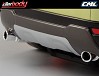 KILLERBODY CHROME TYPE C ROUND EXHAUST PIPE W/O LED