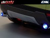 KILLERBODY CHROME TYPE C ROUND EXHAUST PIPE W/O LED