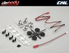 KILLERBODY BLACK SPOT LIGHTS W/LED UNIT SET (4)