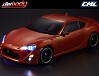 KILLERBODY TOYOTA 86 190MM FINISHED BODY MET-ORANGE