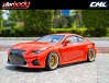 KILLERBODY LEXUS RC F 195MM CLEAR BODY