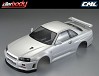 KILLERBODY NISSAN SKYLINE R34 195MM FINISHED BODY-WHITE