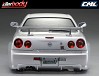 KILLERBODY NISSAN SKYLINE R34 195MM FINISHED BODY-WHITE