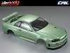 KILLERBODY NISSAN SKYLINE R34 195MM FINISHED BODY-GREEN