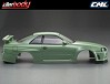 KILLERBODY NISSAN SKYLINE R34 195MM FINISHED BODY-GREEN