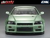 KILLERBODY NISSAN SKYLINE R34 195MM FINISHED BODY-GREEN
