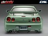 KILLERBODY NISSAN SKYLINE R34 195MM FINISHED BODY-GREEN