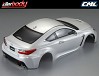 KILLERBODY LEXUS RC F 195MM FINISHED BODY - PEARL WHITE