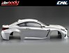 KILLERBODY LEXUS RC F 195MM FINISHED BODY - PEARL WHITE