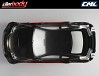 KILLERBODY LEXUS RC F 195MM FINISHED BODY - ORANGE