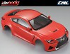 KILLERBODY LEXUS RC F 195MM FINISHED BODY - ORANGE