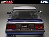 KILLERBODY NISSAN SKYLINE R31 190MM FINISHED BODY BLUE