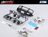 KILLERBODY 1/10 ALLOY BUMPER W/LEDS UPGRADE SETS MATTE-BLACK