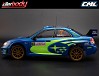 KILLERBODY SUBARU IMPREZA WRC 2007 PAINTED BLUE BODY KIT